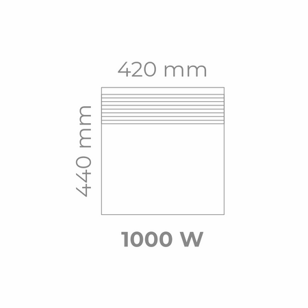 Intuis TACTIC WiFi 1000W