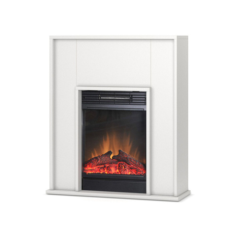 OUTLET: Warmtec Leggero z efektem Optiflame - biały mat
