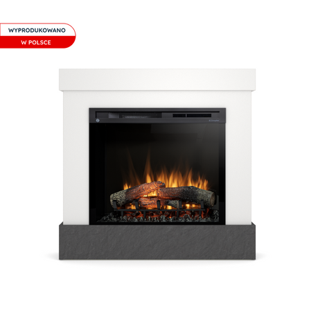 Warmtec Diro wkład Dimplex 28" XHD Optiflame - biały, łupek scivaro