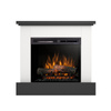 Warmtec Jukon wkład Dimplex 23" XHD Optiflame - biały mat, czarny