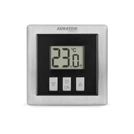 Auraton Heat Monitor czarny, bezprzewodowy, natynkowy, wolnostojący, pokojowy, Auraton Smart