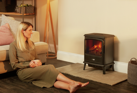 Dimplex Evandale Black wkład Dimplex z efektem Optimyst