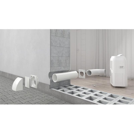 OUTLET: Zestaw instalacyjny rury wyrzutowej do klimatyzatora przenośnego ⌀13 cm