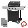 Ogrodowy grill gazowy Warmtec BlackFlame 7,2 kW