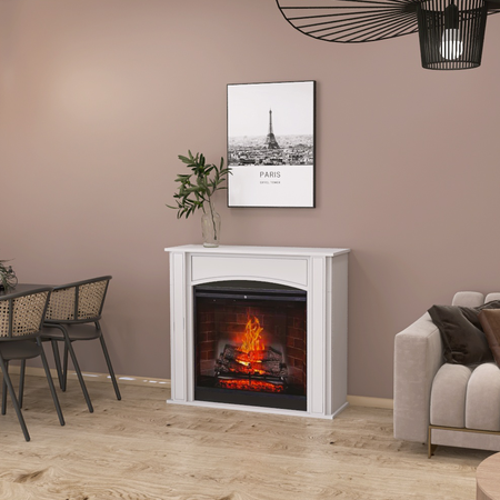 Obudowa Warmtec Enva wkład Dimplex 30" ECO LED Revillusion - Biały mat