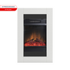 Warmtec Sono z efektem Optiflame - biały mat, czarny