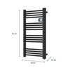 Warmtec Varilla 53x96cm czarny
