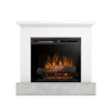 OUTLET: Warmtec Jukon wkład Dimplex 23" XHD Optiflame - biały mat, beton