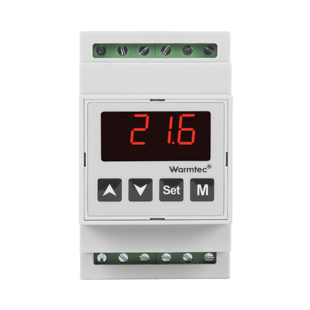 Warmtec RSD-20 na szynę DIN manualny czujnik na przewodzie