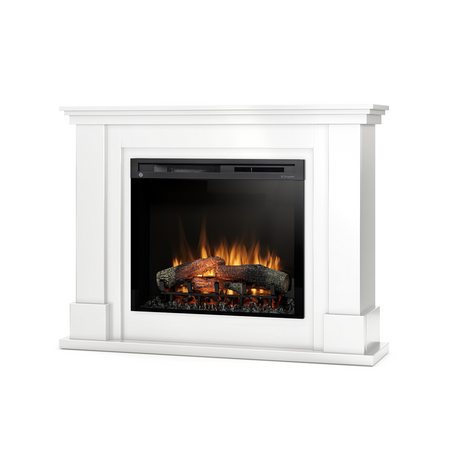 Warmtec Luena wkład Dimplex 28 XHD Optiflame - biały połysk, lakierowany