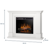 Warmtec Luena wkład Dimplex 23" XHD Optiflame - biały mat, lakierowany