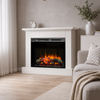Warmtec Jukon wkład Dimplex 28" XHD Optiflame - biały mat