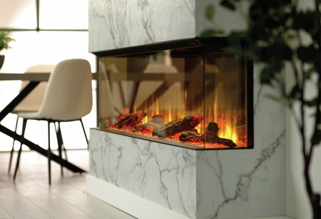 Kominek elektryczny Dimplex Ignite ULTRA 60 z efektem Optiflame 153,9 cm