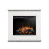 Warmtec Vena wkład Dimplex 28" XHD Optiflame - biały mat, beton