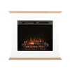 Warmtec Lenox wkład Dimplex 28" XHD Optiflame - biały mat, jasny dąb