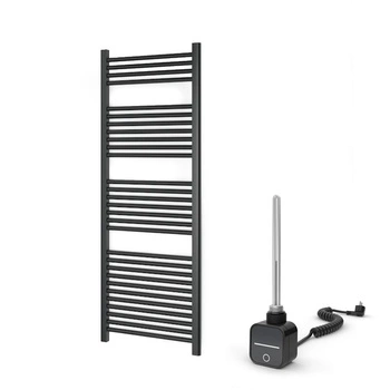 Warmtec Encanto 55x150cm antracyt/czarny z grzałką elektryczną