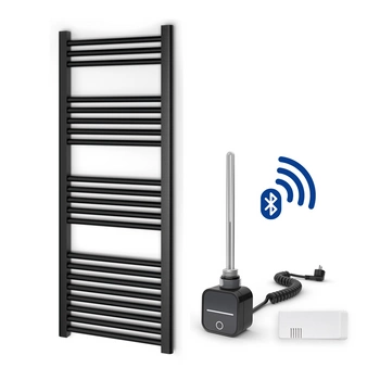 Warmtec Encanto 45x115cm antracyt/czarny z grzałką elektryczną z programatorem