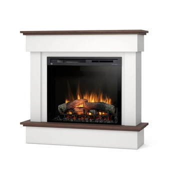 Warmtec Tormes wkład Dimplex 28" XHD Optiflame - biały mat, ciemny dąb