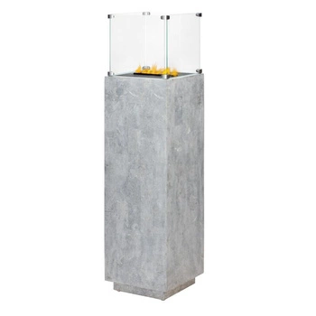 Dimpex Isola z efektem Opti-Myst - szary