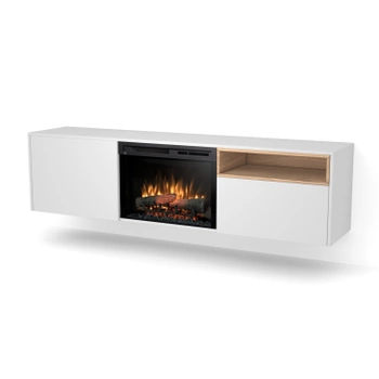 Warmtec Tecero wkład Dimplex 26" XHD Optiflame - biały mat, jasny dąb