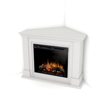 Warmtec Luena narożny wkład Dimplex 28 XHD Optiflame - biały mat