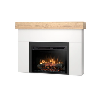 Warmtec Aven wkład Dimplex 26" XHD Optiflame - biały mat, jasny dąb