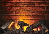 Panel tylny ceglany do wkładu kominkowego ENGINE 56-600 Black