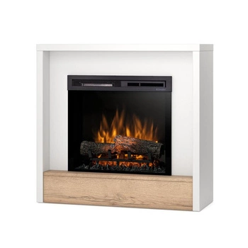 Warmtec Klar wkład Dimplex 23" XHD Optiflame - biały mat, jasny dąb