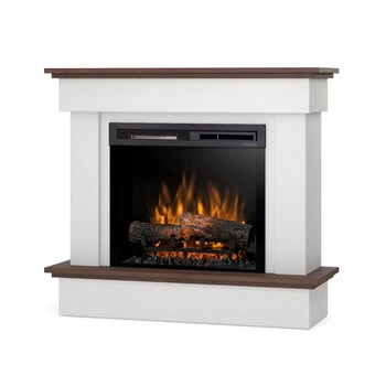 OUTLET: Warmtec Tormes wkład Dimplex 23" XHD Optiflame - biały mat, ciemny dąb