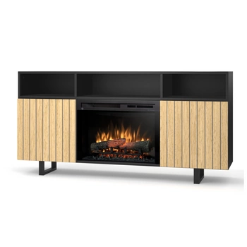 Warmtec Trivel wkład Dimplex 26" XHD Optiflame - czarny, fornir dąb europejski