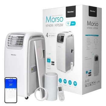 Warmtec Morso KP53W 5300W z Wi-Fi do 60m² 4 tryby pracy