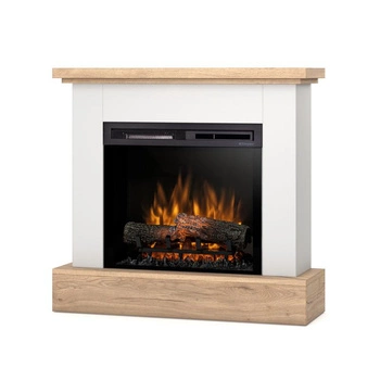 Warmtec Jukon wkład Dimplex 23" XHD Optiflame - biały mat, jasny dąb