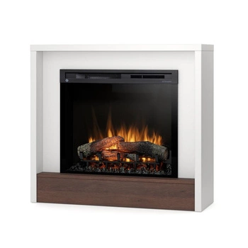 Warmtec Klar wkład Dimplex 28" XHD Optiflame - biały mat, ciemny dąb