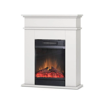 Warmtec Fori z efektem Optiflame - biały mat