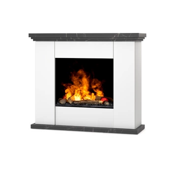 Warmtec Norte Cassete 400/600 LED Optimyst - biały mat, marmur czarny