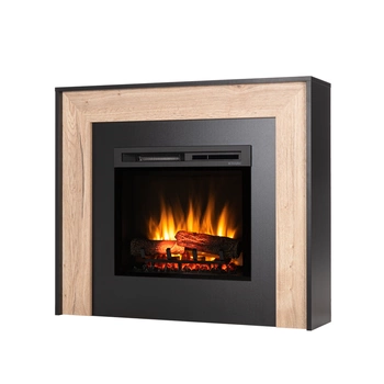 OUTLET: Warmtec Zuni wkład Dimplex 23" XHD Optiflame - czarny, jasny dąb