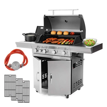 Ogrodowy grill gazowy Warmtec SilverFlame 17,5 kW