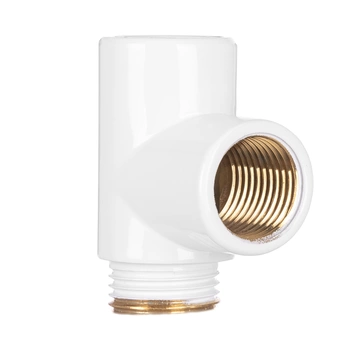 Trójnik 1/2” Warmtec biały do grzałki elektrycznej