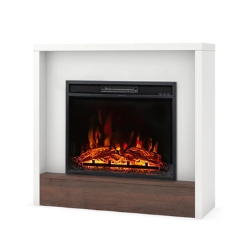 Warmtec Klar wkład TGU 23" Powerflame - biały mat, ciemny dąb