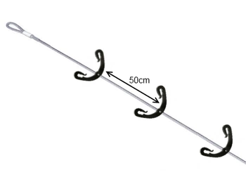 Linka z uchwytami do rur spustowych - 10m