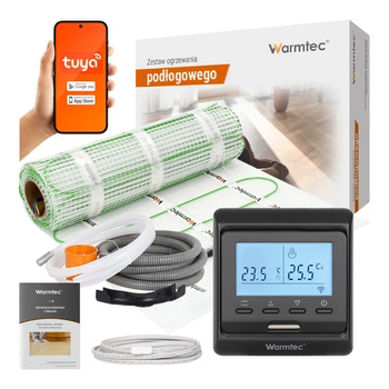 Warmtec DSE-80/T510 Czarny 8,0m² 100W/m² Wi-Fi