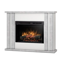 Warmtec Kelso wkład Dimplex 26" XHD Optiflame - biały mat, beton