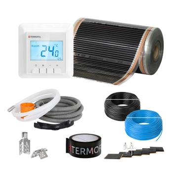 Zestaw ogrzewania z folią grzewczą Termofol TF-305TL/TF-H5 140W/m² 50 cm - 20m²