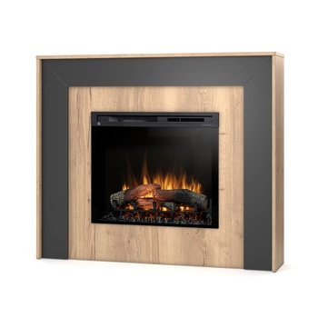 Warmtec Zuni wkład Dimplex 28" XHD Optiflame - jasny dąb, czarny