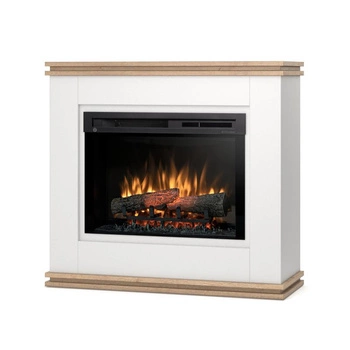 Warmtec Vena wkład Dimplex 26" XHD Optiflame - biały mat, jasny dąb