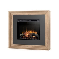 Warmtec Katra wkład Dimplex 28" XHD OptiFlame LED - jasny dąb, czarny