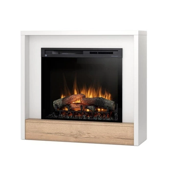 Warmtec Klar wkład Dimplex 28" XHD Optiflame - biały mat, jasny dąb