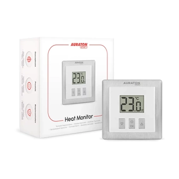 Auraton Heat Monitor biały, bezprzewodowy, natynkowy, wolnostojący, pokojowy, Auraton Smart