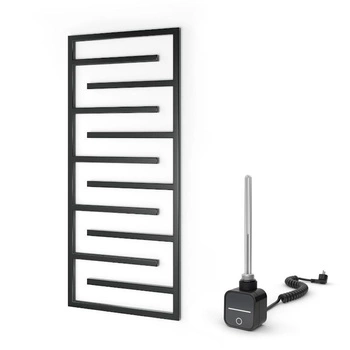 Warmtec Contorno 60x138cm antracyt/czarny z grzałką elektryczną