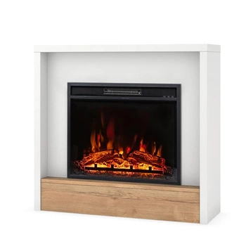 Warmtec Klar wkład TGU 23" Powerflame - biały mat, jasny dąb